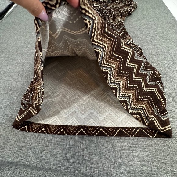 Speechless Sweater Dress Small Brown Cowl Neck Short Sleeve 2 Pockets‎ - Picture 13 of 16